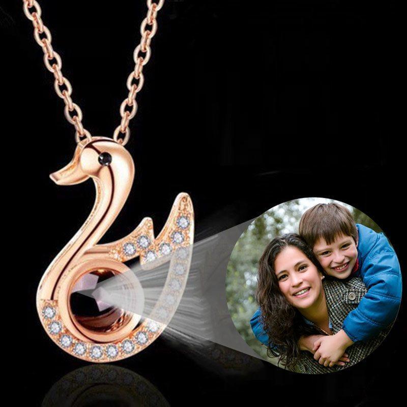 Personalized Photo Projection Necklace