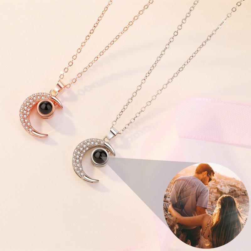 Personalized Photo Projection Necklace